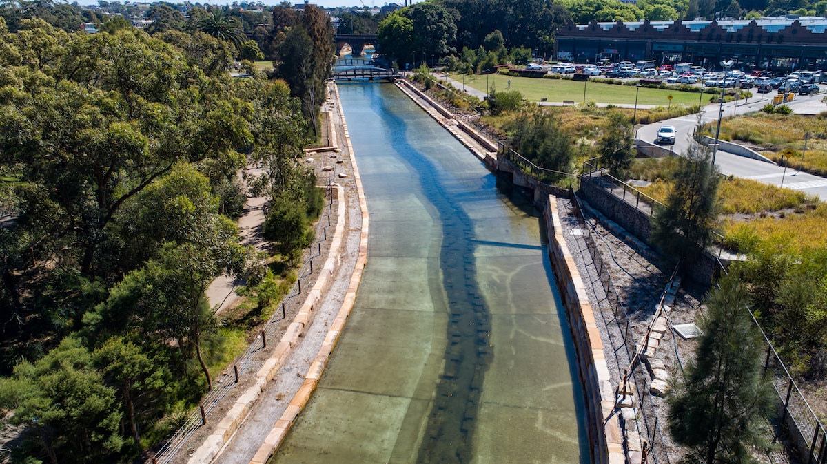 Johnstons Creek naturalisation project